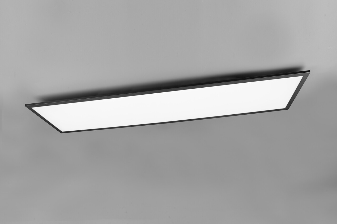 Plafoniera Gamma, RL, 119.5x29.5x5 cm, 33.5W, 1x SMD, metal, negru mat - imagine 6